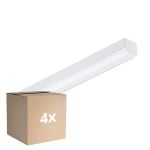 Confezione Multipack 4x Philips Reglette LED CoreLine Bianca 10.8W/17W 1500lm/2400lm - 830-840 CCT | 60cm - Sostitutiva 2x18W