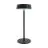 Eglo Lampada Da Tavolo Simeri Solar Acciaio Nero 3W 250lm - 830-860 Regolabile Bianca | IP44 - Dimmerabile al tocco - USB-C