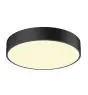 SLV Medo Pro 40 Parete e Luce da soffitto Aluminium Nero Il Giro 19W 2650lm - 930-940 CCT | IP50 - Miglior Resa Cromatica - Dali Dimmerabile 